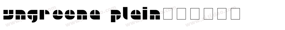 Yngreena Plain字体转换